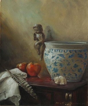 Still life with feather